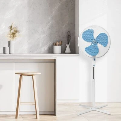 Bestron Stand Ventilator 45 Cm 45 W Wit ASV45W 5 Bestron Stand Ventilator 45 Cm 45 W Wit ASV45W - Afbeelding 5