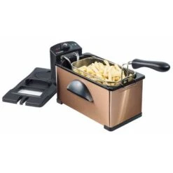 Bestron Friteuse Met Koude Zone AF370CO 2000 W 3,5 L Koperkleurig -Bestron image 5 425245