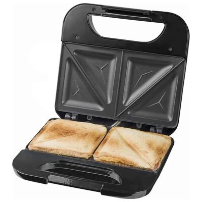 Bestron Sandwichmaker Funcooking ASM750Z 750 W Zwart 5 Bestron Sandwichmaker Funcooking ASM750Z 750 W Zwart - Afbeelding 5