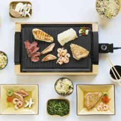 Bestron Bamboegrill AG2000BB 2000 W 47x26 Cm 11 Bestron Bamboegrill AG2000BB 2000 W 47x26 Cm -Bestron image 5 433663