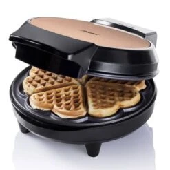 Bestron Wafelijzer AWM700CO Hartvormig 700 W Zwart En Koperkleurig 12 Bestron Wafelijzer AWM700CO Hartvormig 700 W Zwart En Koperkleurig -Bestron image 5 440269