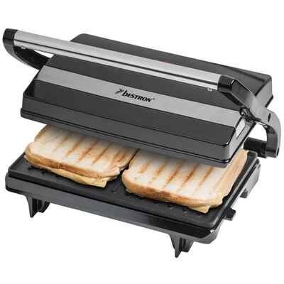Bestron Panini Grill 700 W Zwart APM123Z 6 Bestron Panini Grill 700 W Zwart APM123Z - Afbeelding 6