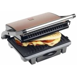 Bestron Panini Grill ASW113CO 1000 W Zwart En Koperkleurig -Bestron image 6 425262