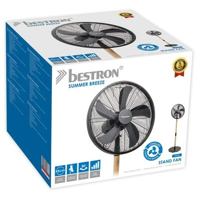 Bestron Staande Ventilator DFS45WB 50 W 45 Cm Zwart 6 Bestron Staande Ventilator DFS45WB 50 W 45 Cm Zwart - Afbeelding 6