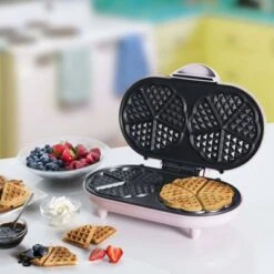 Bestron Wafelijzer Hartvormig Dubbel ADWM1000P 1000 W Roze 12 Bestron Wafelijzer Hartvormig Dubbel ADWM1000P 1000 W Roze -Bestron image 6 433661