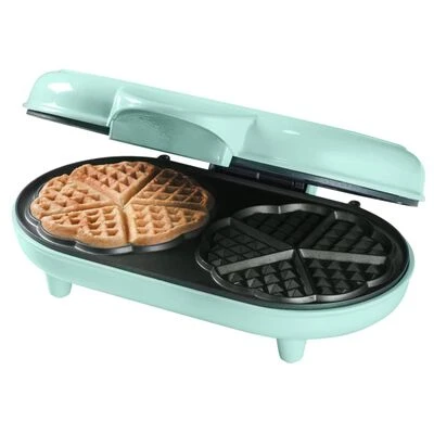 Bestron Wafelijzer ADWM1000M Hartvormig Dubbel 1000 W Mintkleurig 6 Bestron Wafelijzer ADWM1000M Hartvormig Dubbel 1000 W Mintkleurig - Afbeelding 6