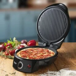 Bestron Pizzamaker/tafelgrill APZ400Z 1800 W Zwart -Bestron image 6 440263