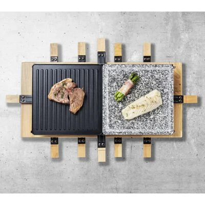 Bestron Gourmetstel ARG300BW 1500 W XL Hout Zwart 6 Bestron Gourmetstel ARG300BW 1500 W XL Hout Zwart - Afbeelding 6