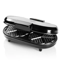 Bestron Wafelijzer ADWM730S Hartvormig Dubbel 1200 W Zwart En Zilver -Bestron image 6 440293