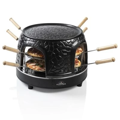 Bestron Pizzamaker Voor 8 Personen APD800Z 1150 W Zwart 6 Bestron Pizzamaker Voor 8 Personen APD800Z 1150 W Zwart - Afbeelding 6