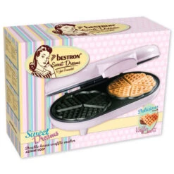 Bestron Wafelijzer Hartvormig Dubbel ADWM1000P 1000 W Roze 13 Bestron Wafelijzer Hartvormig Dubbel ADWM1000P 1000 W Roze -Bestron image 7 433661