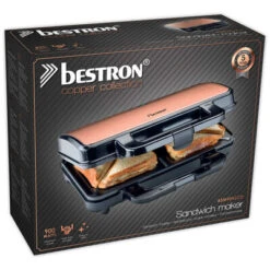 Bestron Tosti-ijzer ASM90XLCO 900 W XL Koperkleurig 13 Bestron Tosti-ijzer ASM90XLCO 900 W XL Koperkleurig -Bestron image 7 433665