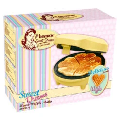 Bestron Wafelijzer ASW217V 700 W Vanillekleurig -Bestron image 8 440241