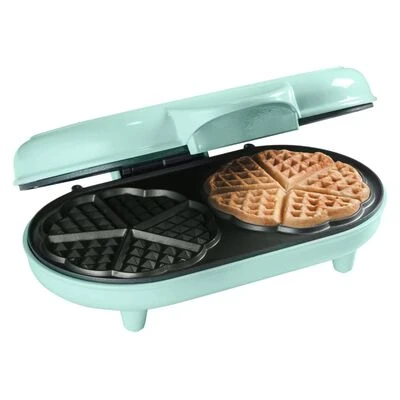 Bestron Wafelijzer ADWM1000M Hartvormig Dubbel 1000 W Mintkleurig 9 Bestron Wafelijzer ADWM1000M Hartvormig Dubbel 1000 W Mintkleurig - Afbeelding 9