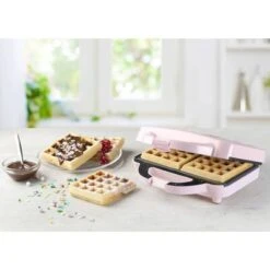 Bestron Wafelijzer AWB700P Luikse Wafel 750 W Roze -Bestron image 9 440249